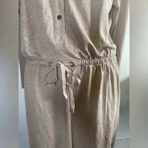 The Company Store women's 100% Linen Pocket Dress Size Medium NWT Lagenlook 0079 - Picture 3 of 11